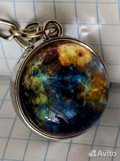 Обвес на сумку светящийся Космос Брелок новый