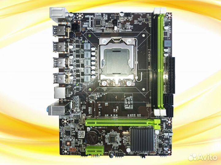 Комплект X79 LGA1356 + 2430v2 + 16гб DDR3