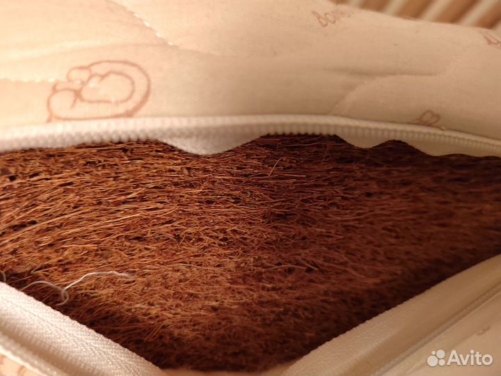 Детская кроватка Papaloni качалка с матрасом120х60