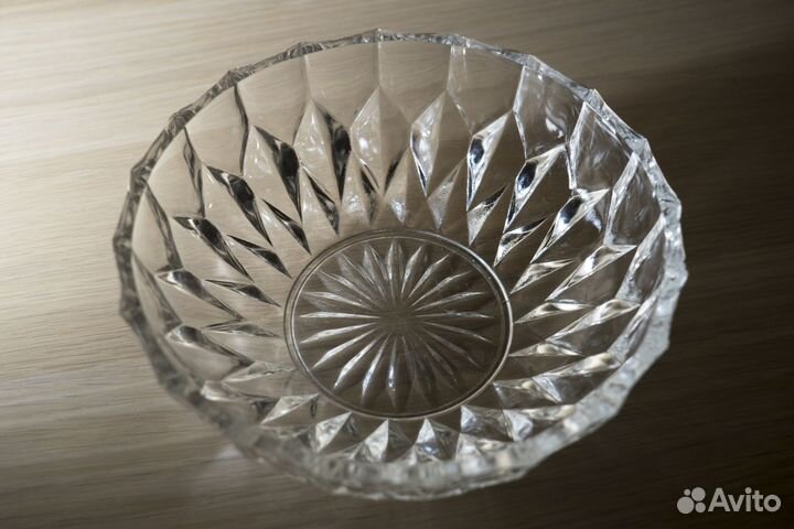 5 Вазочек / Салатников Прессованный хрусталь