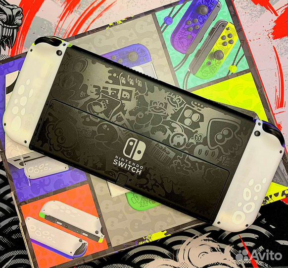 Nintendo Switch Oled Splatoon 3 PicoFly 300 гб