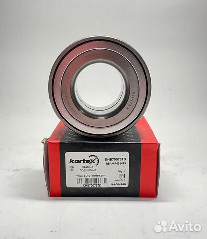 Подшипник ступицы пер. KHB7007STD kortex lancer IX