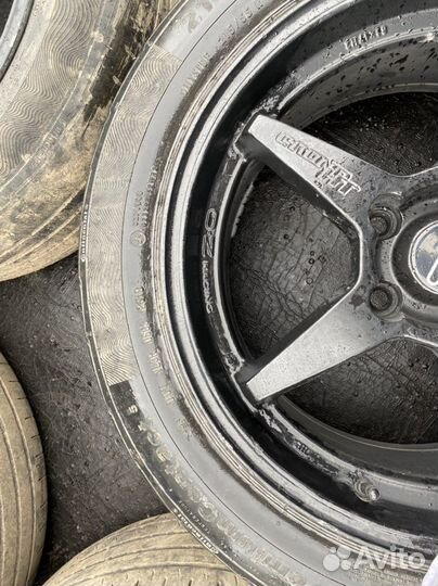 Литые диски r17 5x114 3 с резиной бу
