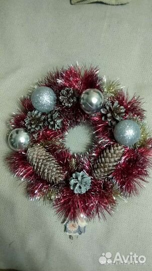 Новогодний рождественский венок