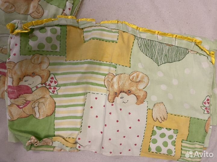Бортики и 2 комплекта белья