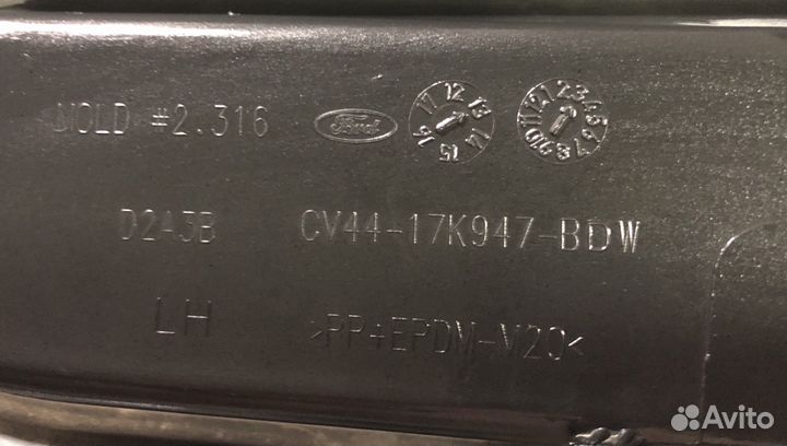 Ford. Решётка бампера Ford Kuga (левая) оригинал