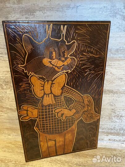 Картина панно из дерева