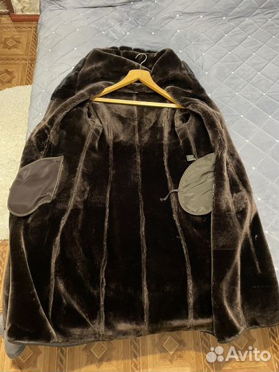 Дубленка натуральная женская размер 52