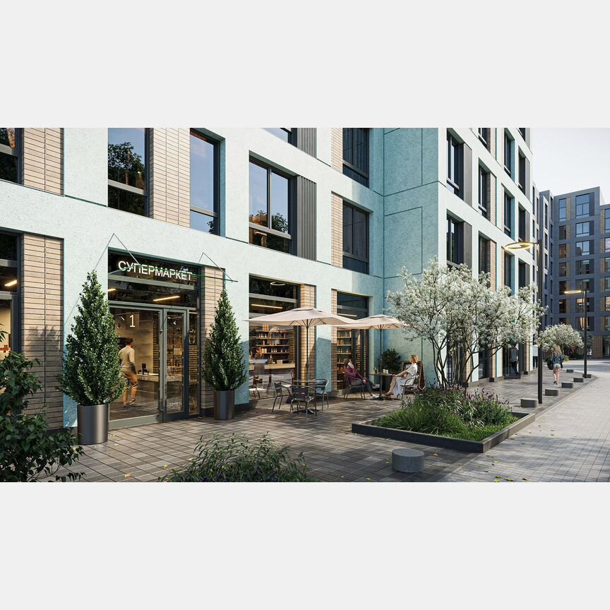 1-к. квартира, 42,1 м², 2/8 эт.