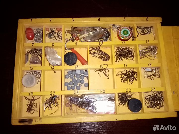 Ящик рыбака винтаж