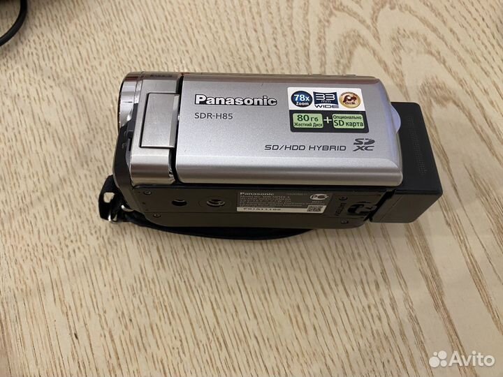 Видеокамера panasonic sdr h85