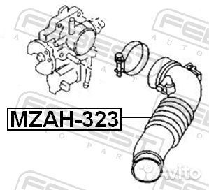 Патрубок воздухозаборника воздушного фильтра MZ