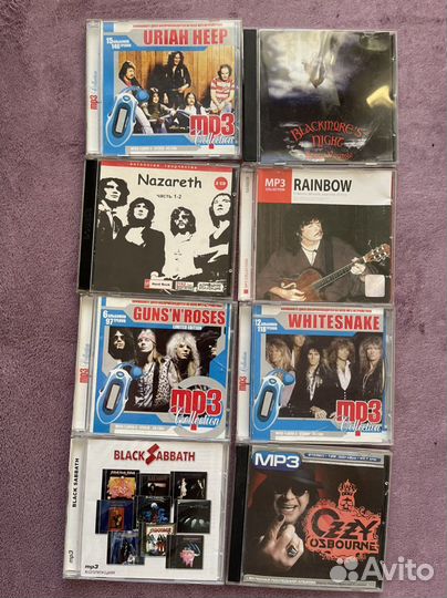 Диски с рок-музыкой mp3 Def Leppard, Nazareth и др
