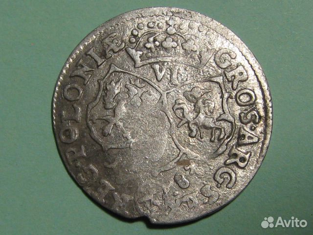 Монеты 6 грошей Польша Серебро Оригинал