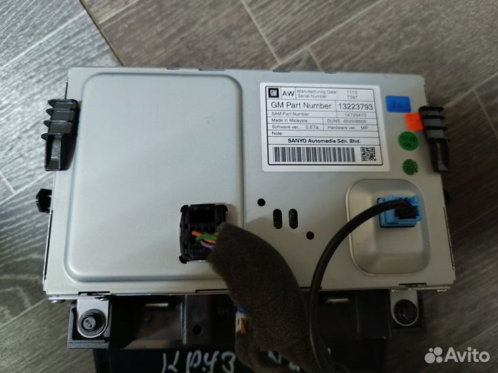 Магнитола с Навигацией Шевроле Круз