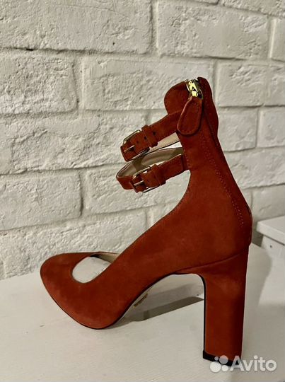 Замшевые туфли Massimo dutti