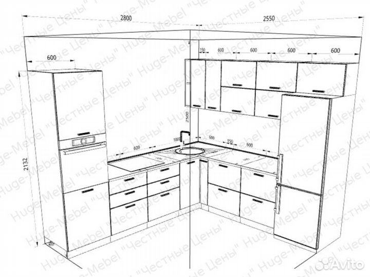 Кухня. Новый кухонный гарнитур