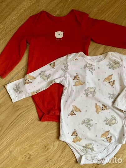 Детские вещи боди h&m Uniqlo пакетом 80 86