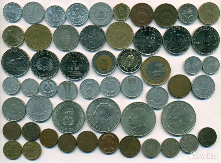 Монеты Европы (Венгрия - Греция)