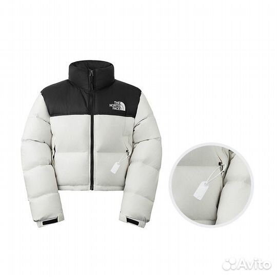 THE north face Nuptse Jacket Women's White (52 (XL)