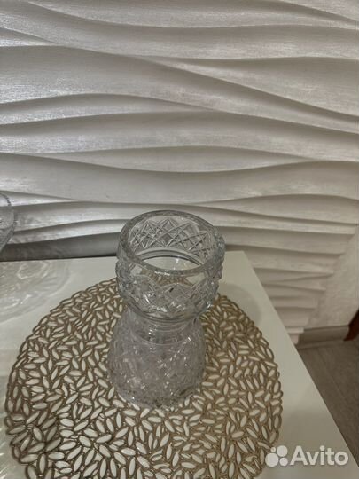 Ваза хрустальная