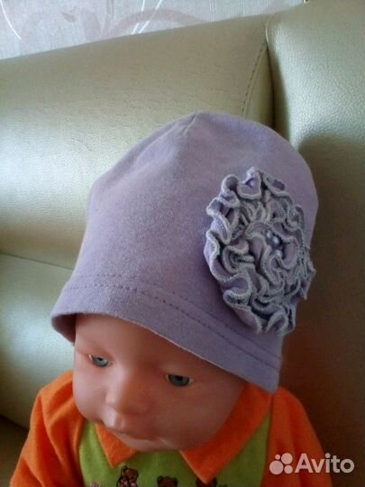 Шапочки для девочки на 1- 2 г