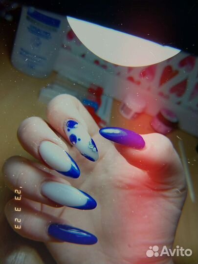 Маникюр,покрытие гель лаком, наращивание