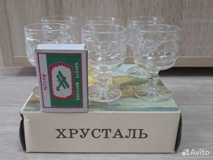 Хрустальные рюмки СССР