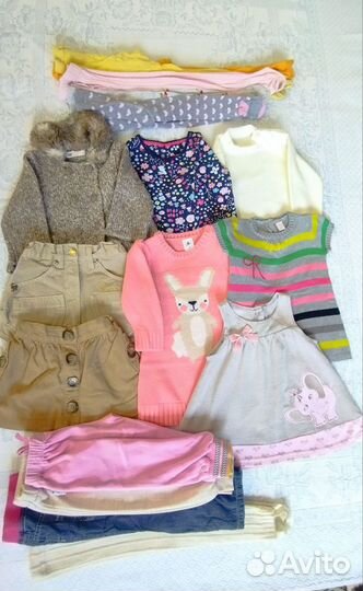 Вещи на девочку пакетом от 6 месяцев