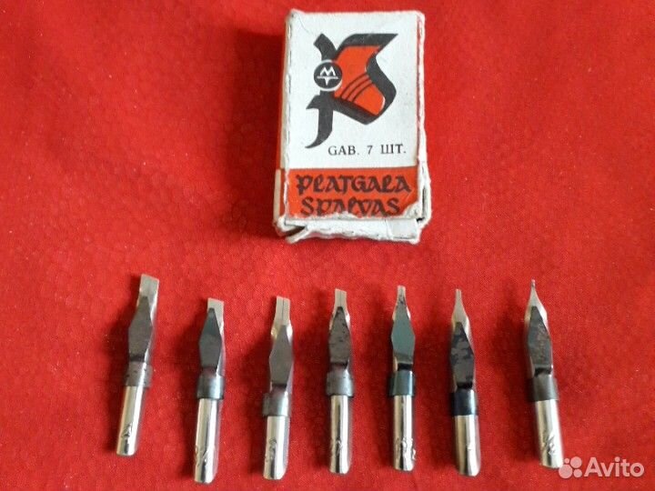 Ручки перьевые деревянные,перья из СССР