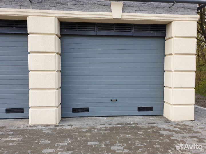 Ворота подъемно-секционные + автоматика