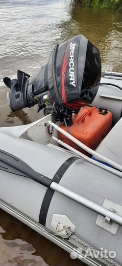 Лодка пвх викинг-380 с мотором Mercury-25