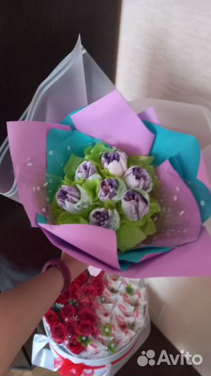 Зефир букет учителю