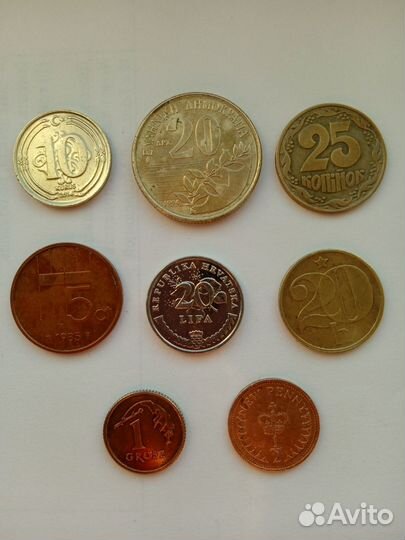 Монеты набор -6