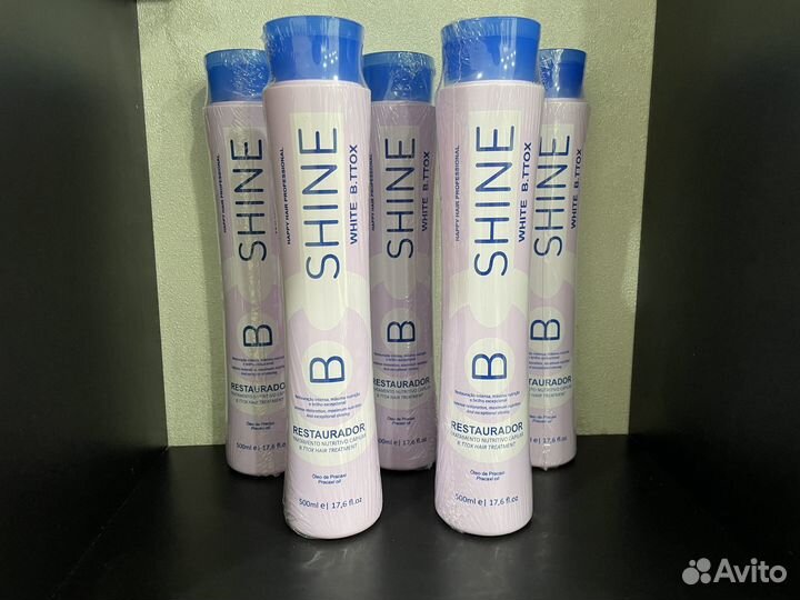 Happy Hair B-shine White белый ботокс 500 мл