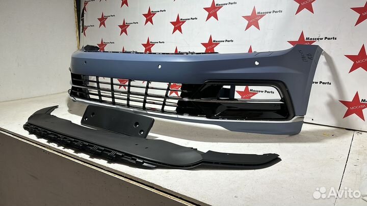 Передний бампер Passat B8 R line дорестайл