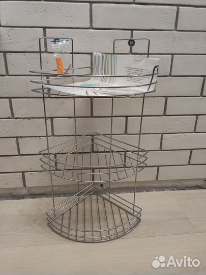 Полка угловая для ванной комнаты