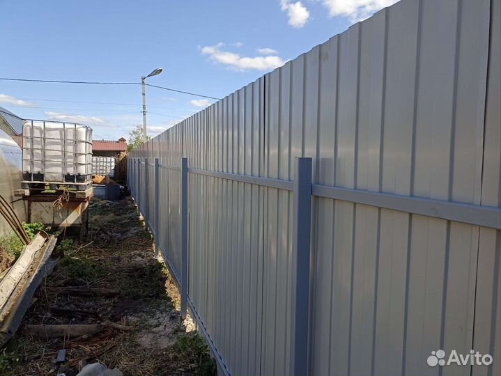 Заборы, ворота, навесы, лавочки, козырьки