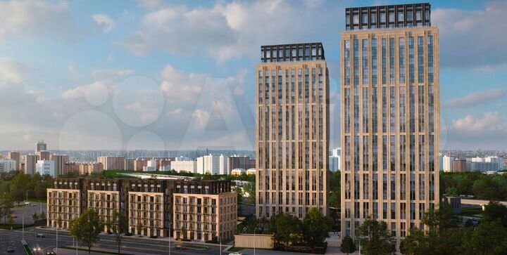 1-к. квартира, 57 м², 5/23 эт.