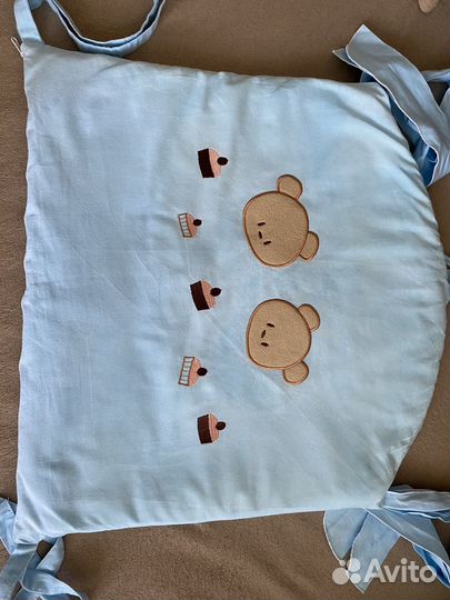 Бортики в кроватку, балдахин, крепление