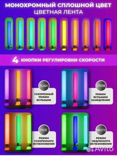 Панель светильник с пультом управления для тв и пк