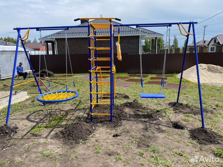 Детская площадка «Модель номер 3 с 2мя качелями»