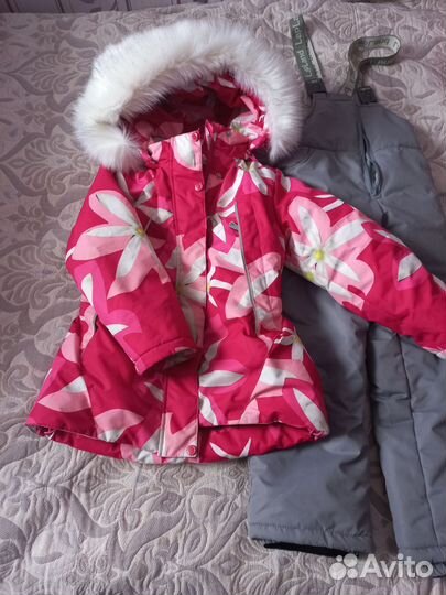 Зимний костюм для девочки 122
