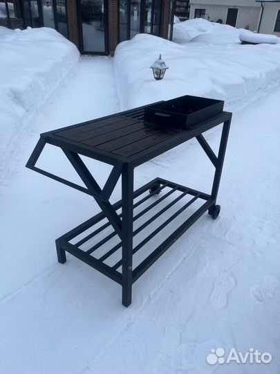 Мангал на колесах