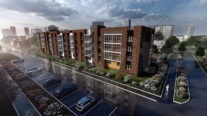 2-к. квартира, 43,2 м², 2/4 эт.