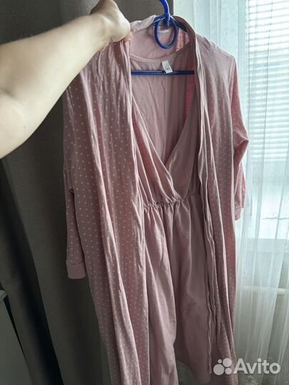 Халат и сорочка для беременных в роддом 44