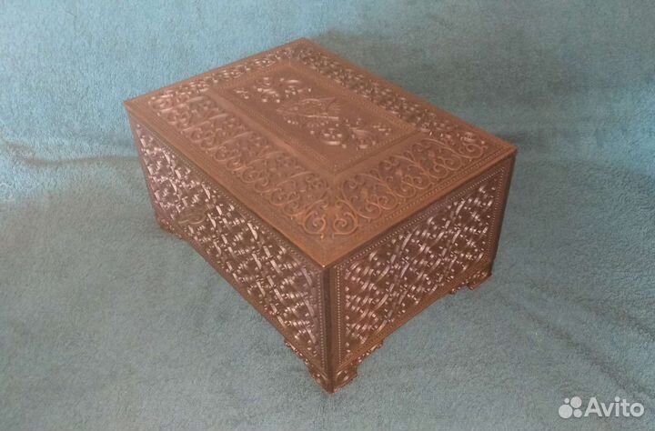 Шкатулка 1945-1990 г ларец из металла памятная