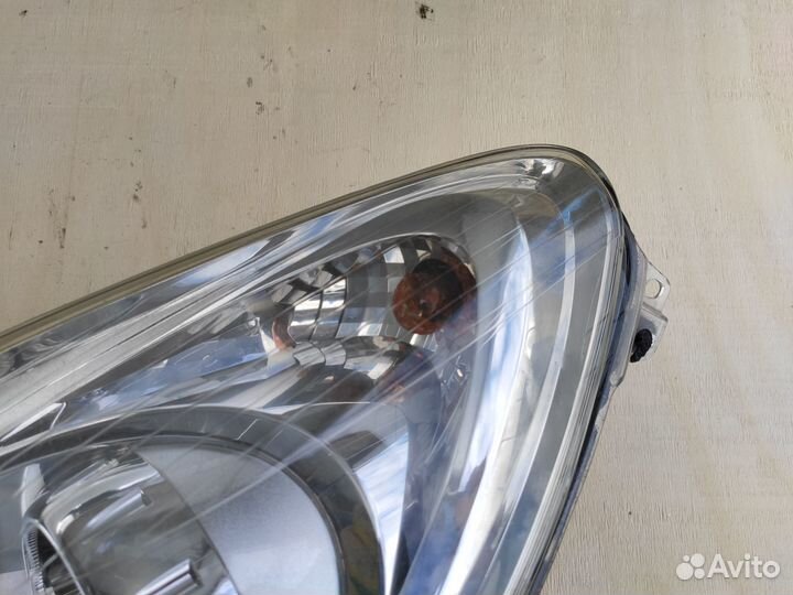 Фара левая Хром на Opel Corsa D Дорестайлинг