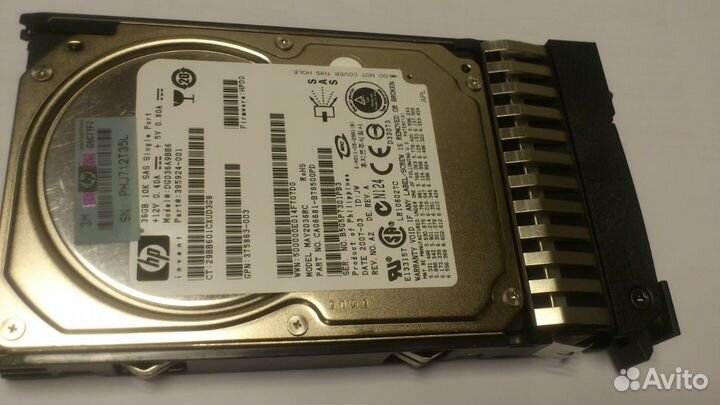 Диски SAS HP 36GB 2.5