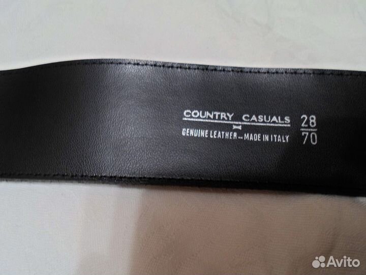 Кожаный пояс Италия